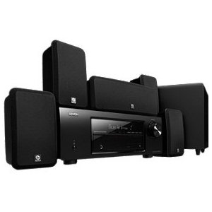 Denon天龙DHT-1513BA Total 650瓦5.1声道家庭影院音响系统 $499.00免运费