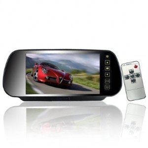 7 Inch 16:9 TFT LCD Widescreen Car Rearview Monitor Mirror with Touch Button $26.20