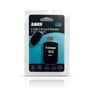 Anker Uspeed USB 3.0 Card Reader 8-in-1 $8.99