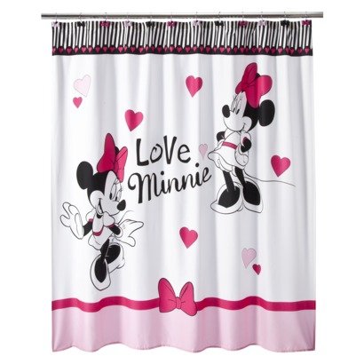 Disney Minnie Mouse Shower Curtain $9.69