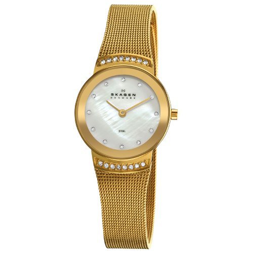 Skagen Women's 812SGG Steel Luxurious Gold Mesh Watch $59.00+free shipping