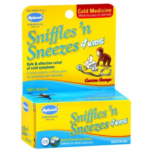 Hyland's - Sniffles & Sneezes, 125 tablets  $4.98 + Free Shipping 