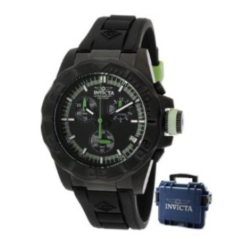 Invicta Men's Pro-Diver Chronograph Dial Polyurethane Watch with Blue Impact Case $109.99(88%) 