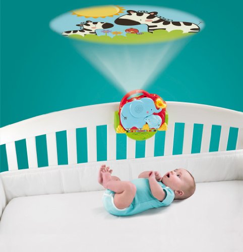 Fisher-Price Luv U Zoo Crib 'N Go Projector Soother $17.58(54%off)