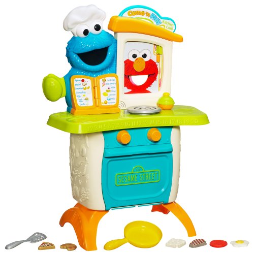 史低！Cookie Monster 厨房玩具组合 特价仅售$29.97 (50%off)