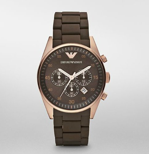 降價了！阿瑪尼Armani AR5890 Sport Watch 男式運動腕錶 特價$199.00