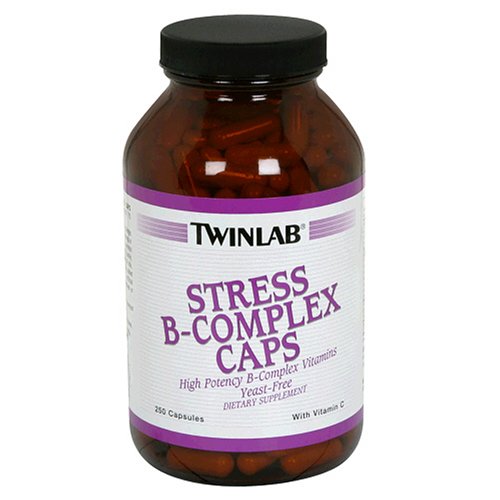 Twinlab Stress B-Complex Caps with Vitamin C, 250 Capsules $13.96