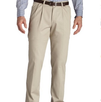 Lee Men's Wrinkle Resistant Relaxed Double Pleat Twill Pant $24.90