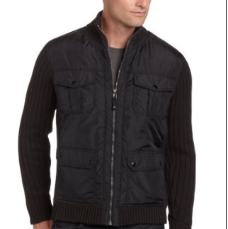 反季購！大降! Calvin Klein空軍風格男士保暖針織袖外套 特價$39.13 免運費