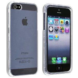 Clear Crystal Hard Snap-On Transparent Hard Case Skin Cover for Apple iPhone 5 5G 5th  $1.70 + Free Shipping 