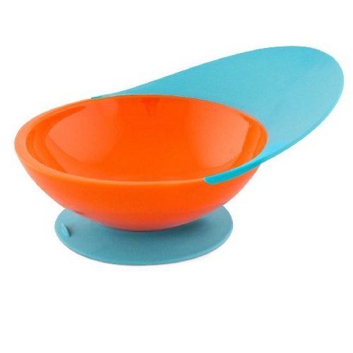 Boon Catch Bowl with Spill Catcher,  Blue/Orange, only $4.22