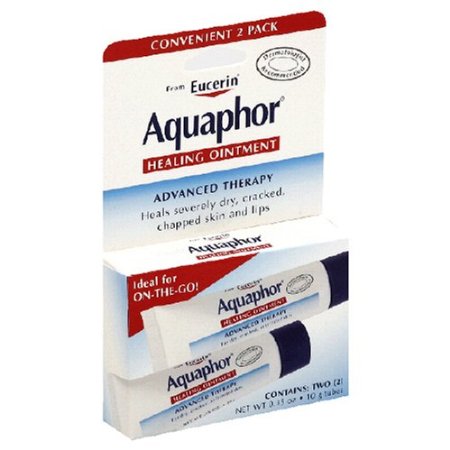 Eucerin Aquaphor, Healing Ointment, 2 Count, .35-Ounce Tubes (Pack of 3)  $11.54 
