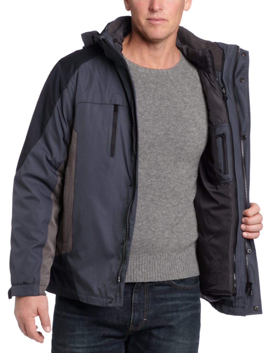 Calvin Klein Men's Rip Stop 3 In 1 Systems Jacket, $61.35 & FREE Shipping