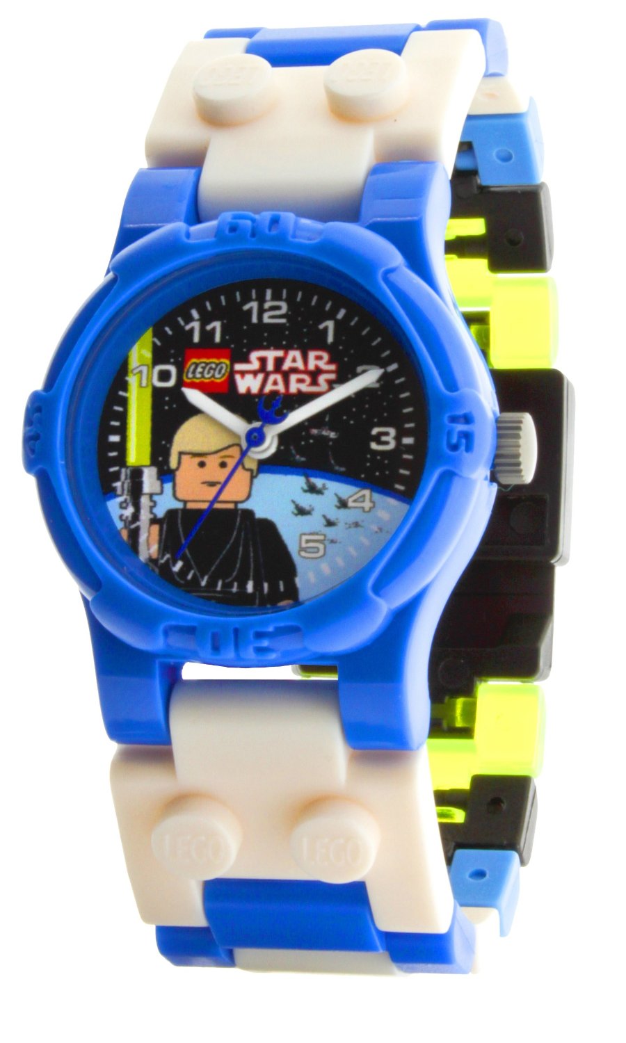 LEGO Kids' 9002892 Star Wars Plastic Watch with Link Bracelet and Minifigure  $13.99
