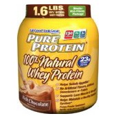 Pure Protein 1.6磅纯天然乳清蛋白粉 点击coupon后 $11.92免运费