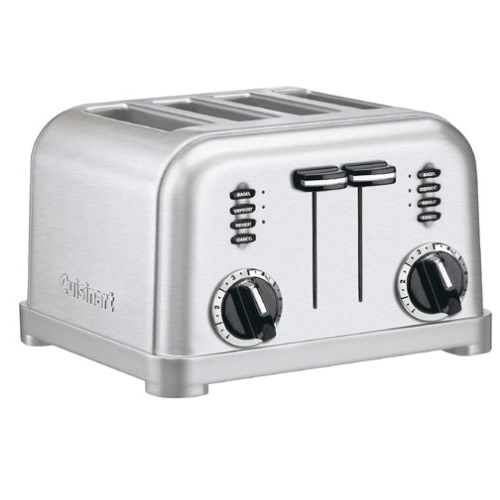 Cuisinart CPT-180 Metal Classic 4-Slice Toaster, Brushed Stainless, only $49.99, free shipping