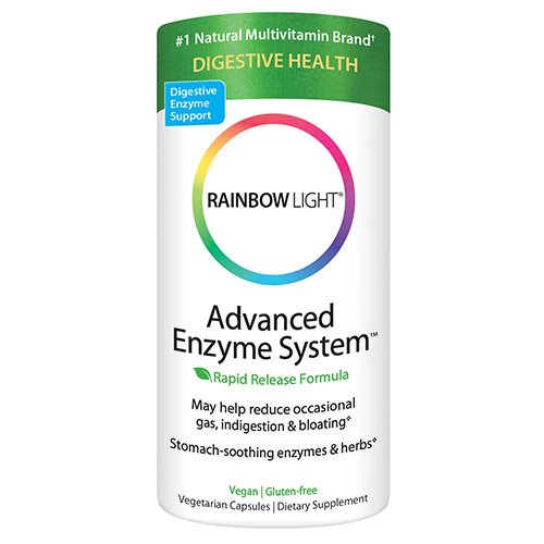 Rainbow Light Advanced Enzyme System Plant-Source Vcaps 180 vcaps, only $15.12 , free shipping