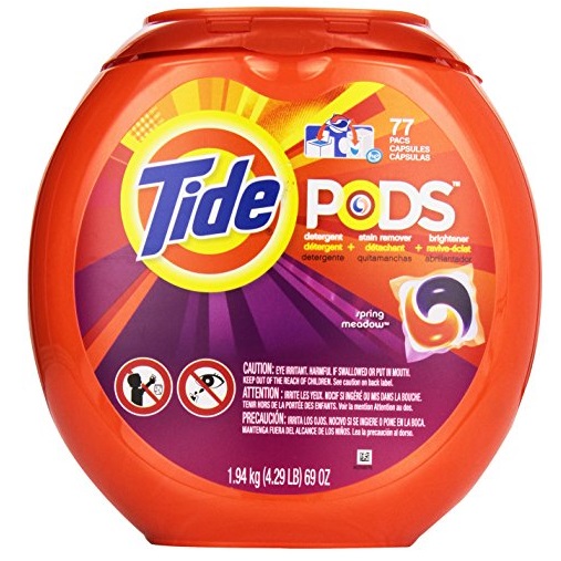 Tide Pods Laundry Detergent Spring Meadow Scent 77 Count, only $12.78, free shipping