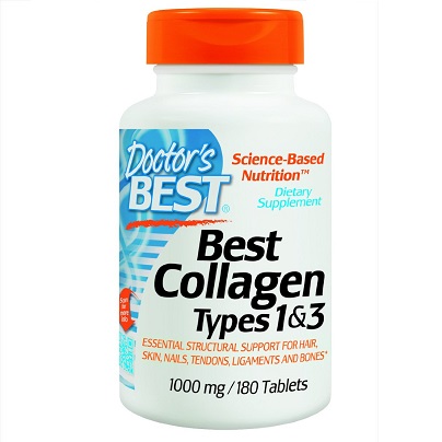 Doctor's Best Best Collagen Types 1 and 3, 1000 mg. Tablets, 180-Count , only $11.48, free shipping with Subscribe & Save .