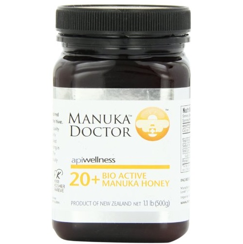 回国好礼！史低价！Manuka Doctor Bio Active 20 Plus Honey 马奴卡独麦素20+蜂蜜，1.1磅，现点击coupon后仅售$26.63，免运费