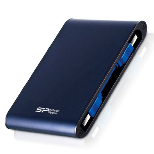 降5刀：Silicon Power A80 2.5英寸1TB存储量USB3.0军用级移动硬盘，原价$134.60，现仅售$64.99 ，免运费