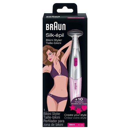 Braun FG 1100 Silk Épil Bikini Styler, Pink and Gray, only $14.24
