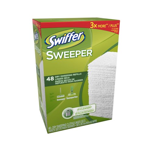 Swiffer Sweeper Dry Sweeping Cloth Refills, 48 Count , only $4.79, after clipping coupon.