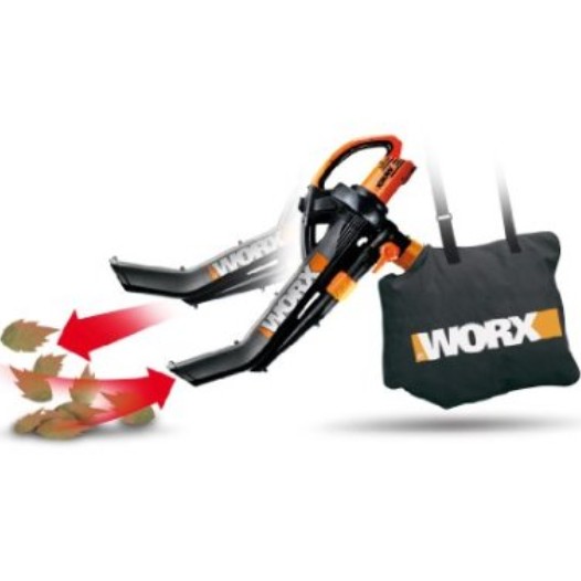 WORX WG502 TriVac Delux Blower/Mulcher/Vacuum 12.0 Amp with Metal Impeller $94.99+Free shipping
