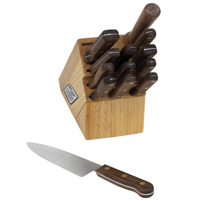 Chicago Cutlery Walnut Tradition 厨用刀具14件组 $25.00免运费
