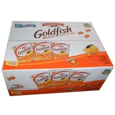 Pepperidge Farm Goldfish, Cheddar, 1.5-ounce bags (pack of 24) $6.39 