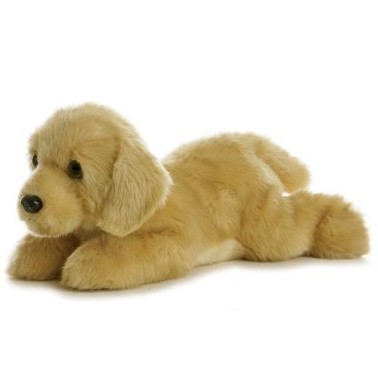 Aurora 12英寸金毛犬毛绒玩具 $8.73 