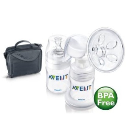Philips AVENT 飞利浦手动式吸乳器+奶瓶+便携包实用套装组合 $35.29免运费