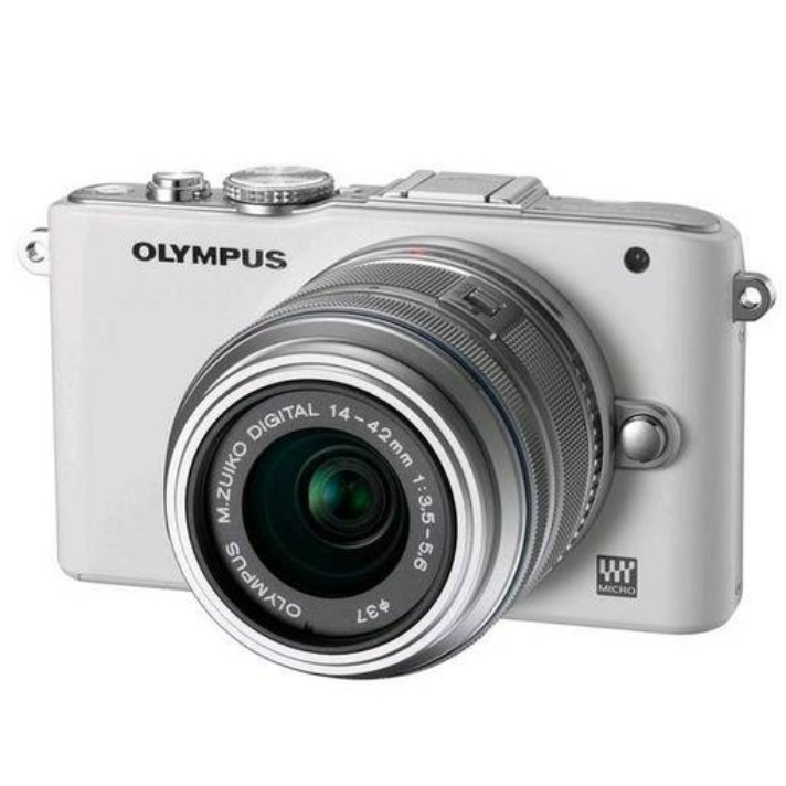 黑色款大降！Olympus PEN E-PL3 14-42mm 可更换式镜头1230万像素数码相机 $270.50免运费