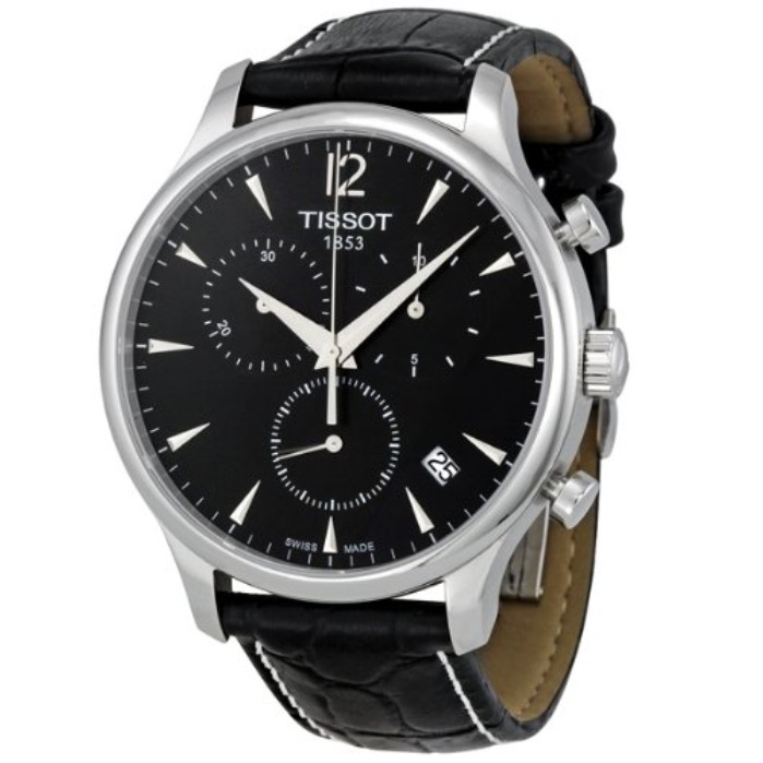 Tissot Men's T063.617.16.057.00 Black Dial Tradition Watch $302.50+free shipping