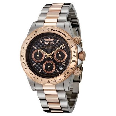 Invicta Men's 6932 Speedway Professional Collection Chronograph 18k Rose Gold-Plated and Stainless Steel Watch $64.99+free shipping