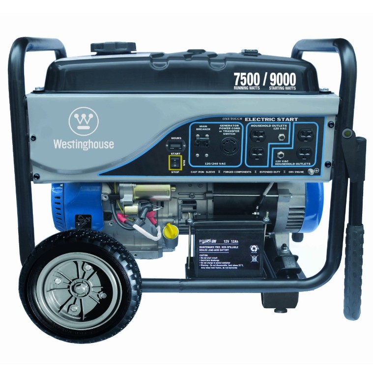 Westinghouse WH7500E Portable Generator, 7500 Running Watts/9000 Starting Watts $836.10+free shipping
