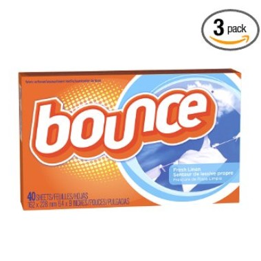 Bounce烘干机柔软片剂 *40片/盒 共3盒 特价仅售$5.48 (53%off)