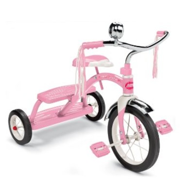 Radio Flyer Girls Classic Dual Deck Tricycle, Pink $39.00(57%off)