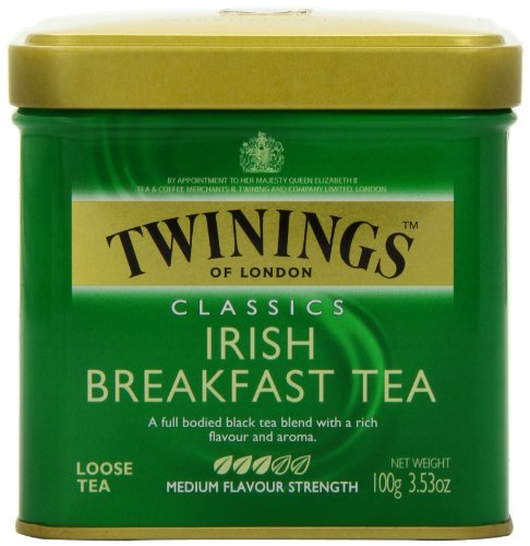 Twinings Irish Breakfast Tea, Loose Tea, 3.53 -Ounce Tins (Pack of 6) $26.77
