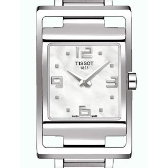 Tissot 天梭T032.309.11.117.00 精美珍珠母錶盤女款時裝腕錶 特價僅售$262.61 (52%off)免運費及免費退貨