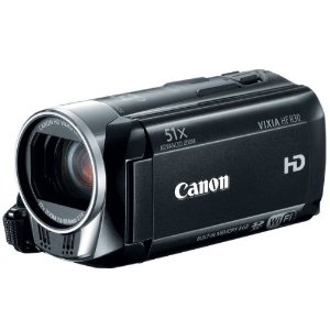 Canon VIXIA HF R30 Full HD 51x Image Stabilized Optical Zoom Camcorder Wi-Fi Enabled with 8GB Internal Drive Dual SDXC Card Slots and 3.0 Touch LCD $225.00