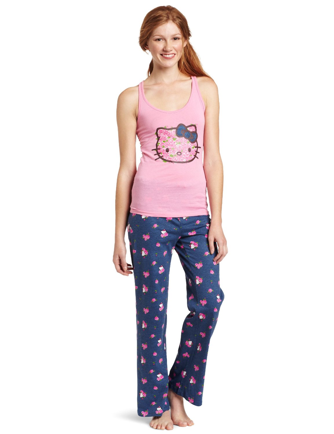 Hello Kitty Women's Hk Enchanting Blues Tank And Pants Pajama Set    $12.99 （52%off）