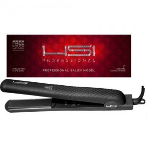 HSI Professional Glider | Ceramic Tourmaline Ionic Flat Iron Hair Straightener | Straightens & Curls with Adjustable Temp | Incl Glove, Pouch, Travel Size Argan Oil Hair Treatment, only $34.54