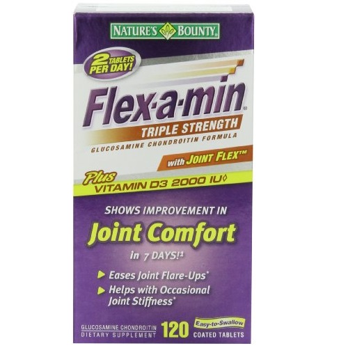 Nature's Bounty Flex-a-Min Triple Strength, 120 tablets, only$19.70, free shipping after clipping coupon and using Subscribe and Save service