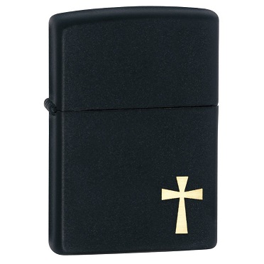 Zippo Cross Pocket Lighter, Black, only $11.71