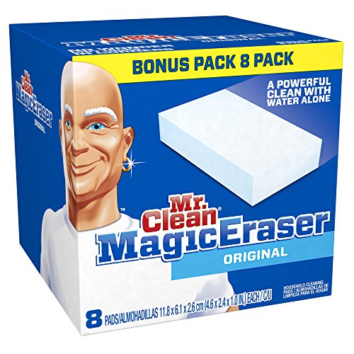 熱銷款！Mr.Clean Magic Eraser 魔法清潔墊，8個裝，原價$11.73，點擊Coupon后僅售$5.99