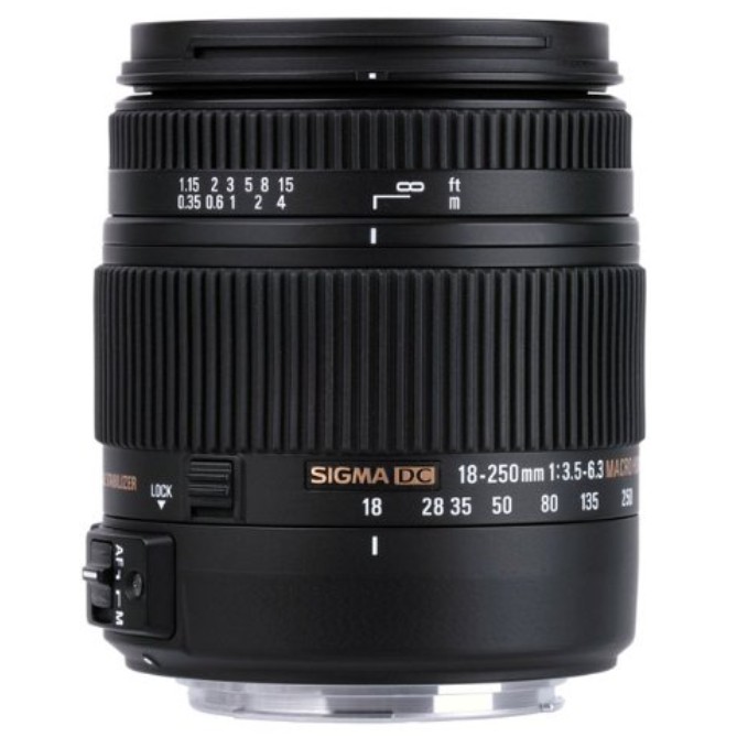 Sigma 18-250mm f3.5-6.3 DC MACRO OS HSM for Pentax Digital SLR Cameras $249.00+free shipping