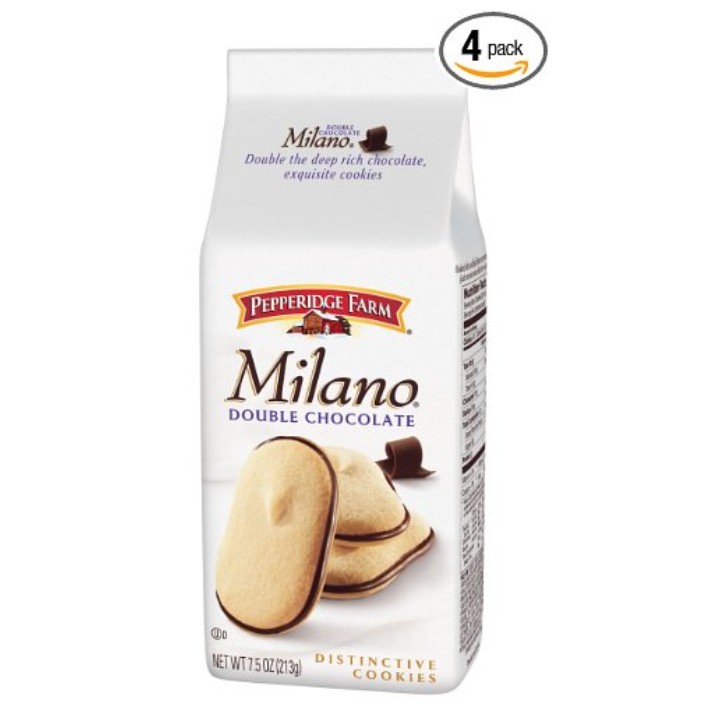 Pepperidge Farm Double Chocolate Milano Cookies, 7.5-Ounce (Pack of 4)$8.14