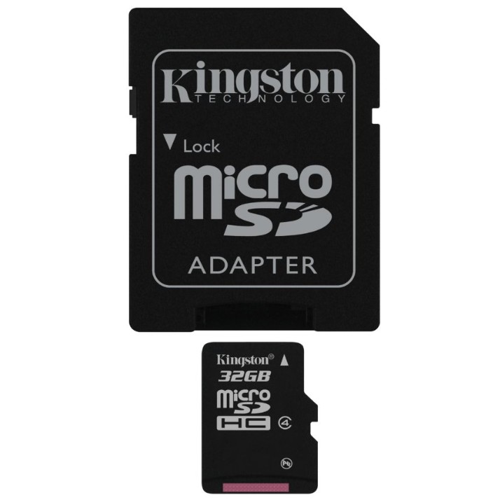Kingston Digital 32 GB microSDHC Flash Memory Card SDC4/32GB $19.98