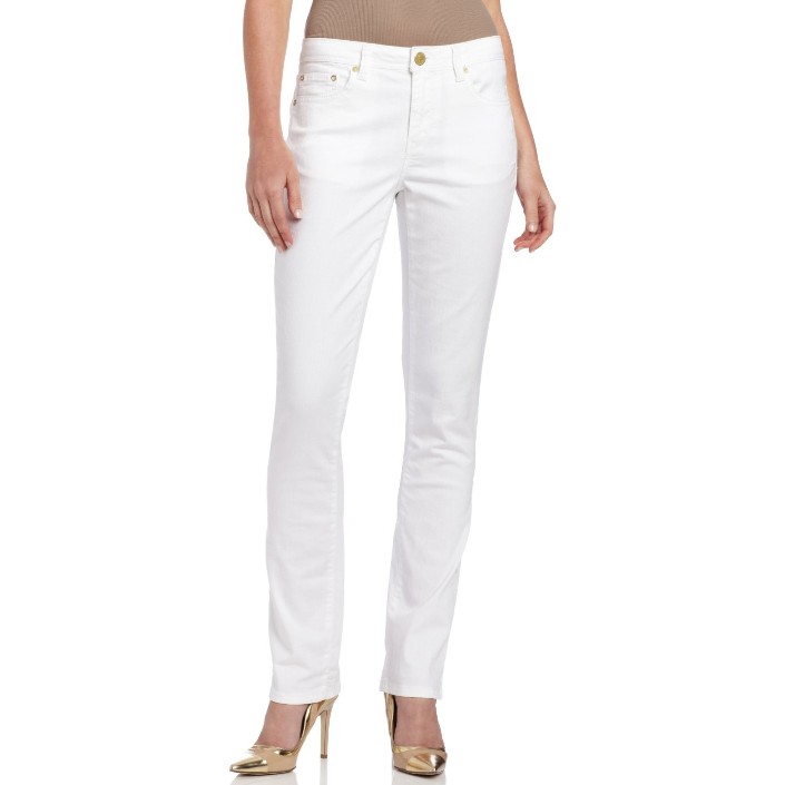 U.S. Polo Assn.女款白色直筒牛仔裤 $20.99